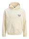 JORNORREBRO TYPO BACK SWEAT HOOD SN antique white