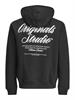 JORNORREBRO TYPO BACK SWEAT HOOD SN black