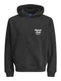 JORNORREBRO TYPO BACK SWEAT HOOD SN black