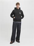 JORNORREBRO TYPO BACK SWEAT HOOD SN black