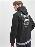 JORNORREBRO TYPO BACK SWEAT HOOD SN black