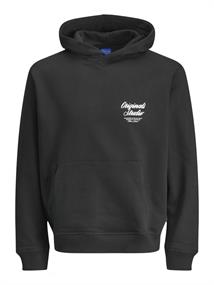 JORNORREBRO TYPO BACK SWEAT HOOD SN black