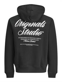JORNORREBRO TYPO BACK SWEAT HOOD SN black