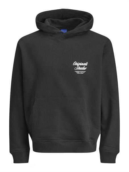 JORNORREBRO TYPO BACK SWEAT HOOD SN black
