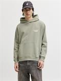 JORNORREBRO TYPO BACK SWEAT HOOD SN seagrass