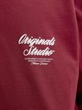 JORNORREBRO TYPO BACK SWEAT HOOD SN tibetan red