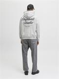JORNORREBRO TYPO BACK SWEAT HOOD SN white melange