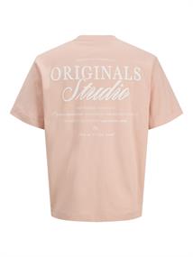 JORNORREBRO TYPO TEE SS CREW NECK NOOS peach melba