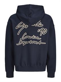 JORNOSTALGIA TYPO SWEAT HOOD sky captain