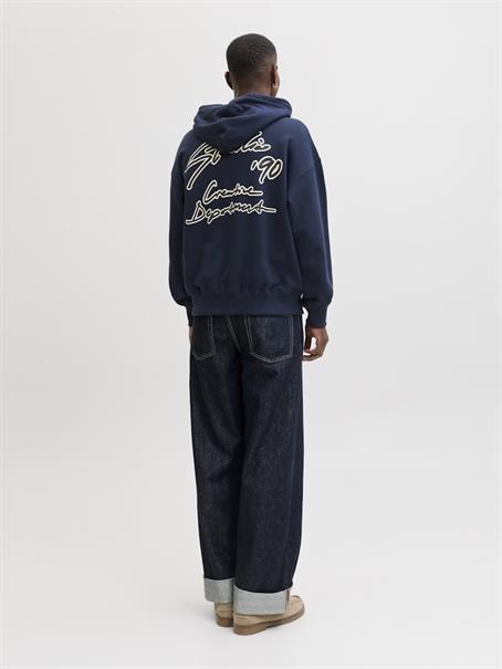 JORNOSTALGIA TYPO SWEAT HOOD sky captain