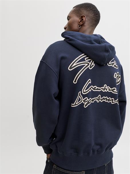 JORNOSTALGIA TYPO SWEAT HOOD sky captain