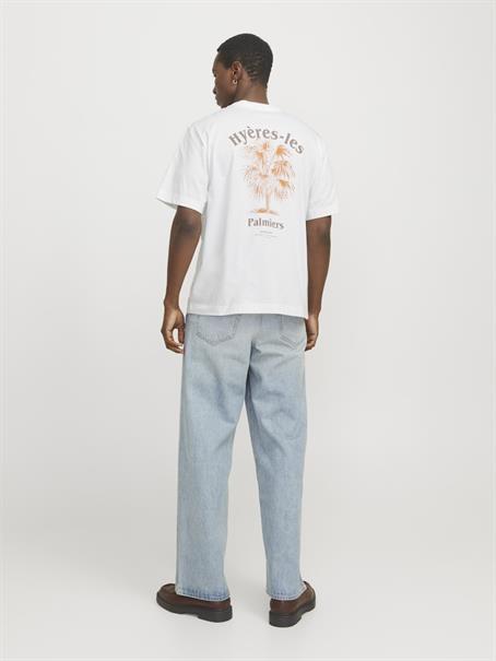 JORPAROS EASTER SKETCH TEE SS CREW N LN bright white