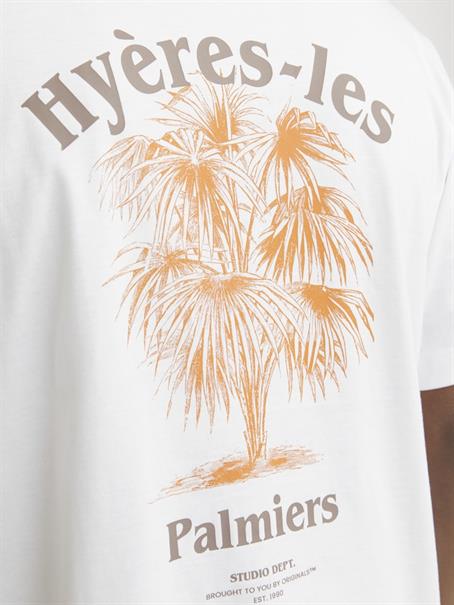 JORPAROS EASTER SKETCH TEE SS CREW N LN bright white