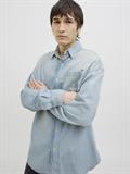JORSANTORINI DENIM SHIRT LS SN blue denim