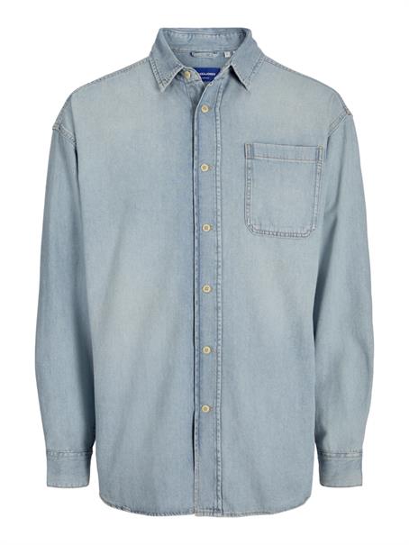 JORSANTORINI DENIM SHIRT LS SN blue denim