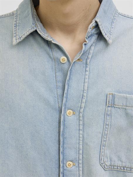 JORSANTORINI DENIM SHIRT LS SN blue denim