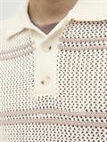 JORSUMMER KNIT SS POLO STYD SS25 sea salt