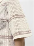 JORSUMMER KNIT SS POLO STYD SS25 sea salt
