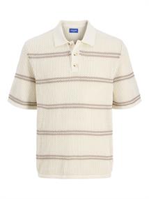 JORSUMMER KNIT SS POLO STYD SS25 sea salt