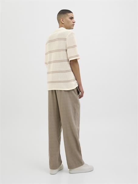 JORSUMMER KNIT SS POLO STYD SS25 sea salt
