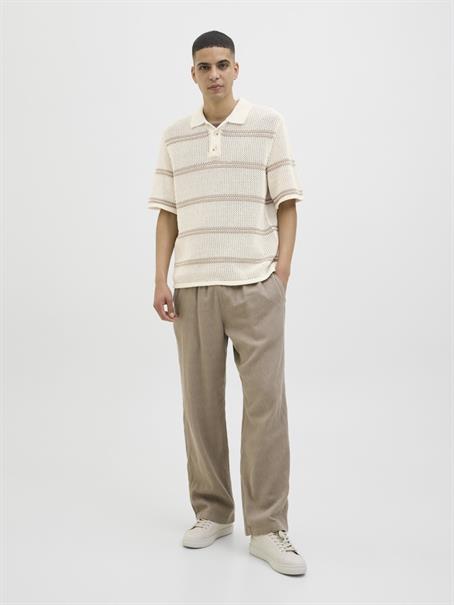 JORSUMMER KNIT SS POLO STYD SS25 sea salt