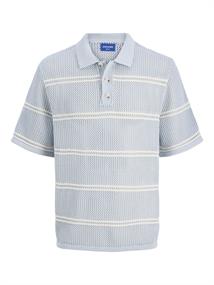 JORSUMMER KNIT SS POLO STYD SS25 skyway