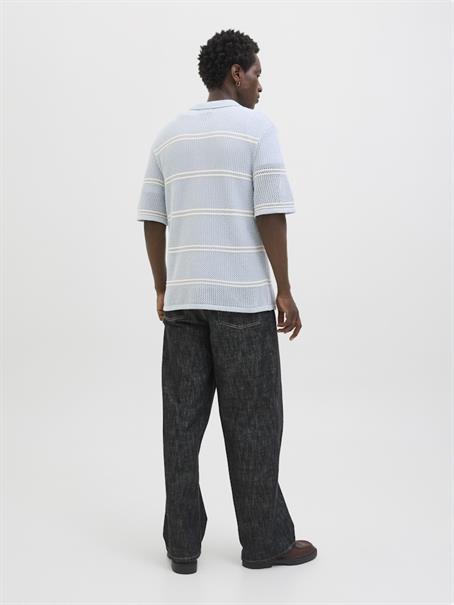 JORSUMMER KNIT SS POLO STYD SS25 skyway