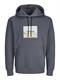 JORVESTERBRO NEWTON BOXFRONT SWEAT BF LN iron gate
