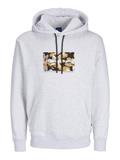 JORVESTERBRO NEWTON BOXFRONT SWEAT BF LN white melange