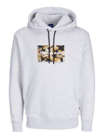 JORVESTERBRO NEWTON BOXFRONT SWEAT BF LN white melange