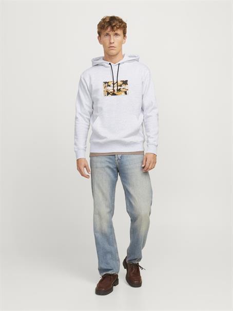 JORVESTERBRO NEWTON BOXFRONT SWEAT BF LN white melange