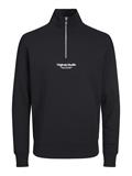 JORVESTERBRO SWEAT QUARTER ZIP HN NOOS black