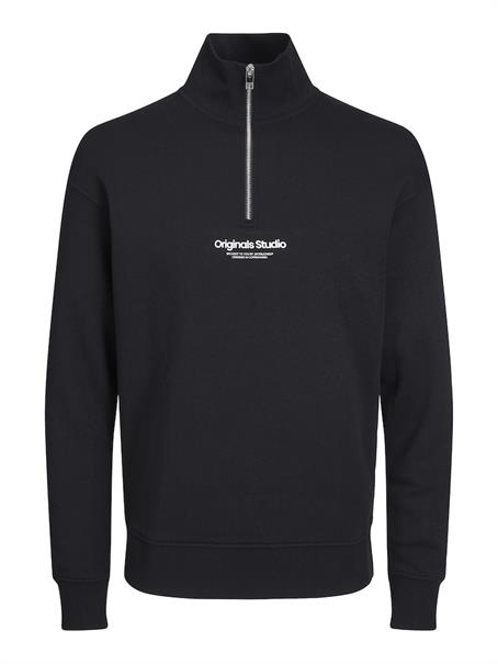 JORVESTERBRO SWEAT QUARTER ZIP HN NOOS black