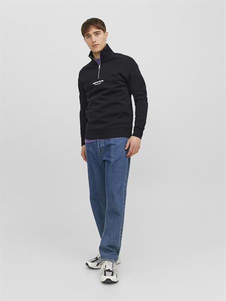 JORVESTERBRO SWEAT QUARTER ZIP HN NOOS black