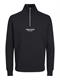 JORVESTERBRO SWEAT QUARTER ZIP HN NOOS black