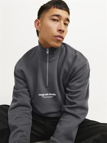 JORVESTERBRO SWEAT QUARTER ZIP HN NOOS iron gate