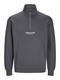 JORVESTERBRO SWEAT QUARTER ZIP HN NOOS iron gate