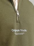 JORVESTERBRO SWEAT QUARTER ZIP HN NOOS kalamata