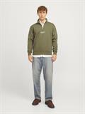 JORVESTERBRO SWEAT QUARTER ZIP HN NOOS kalamata