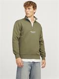 JORVESTERBRO SWEAT QUARTER ZIP HN NOOS kalamata