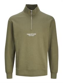 JORVESTERBRO SWEAT QUARTER ZIP HN NOOS kalamata