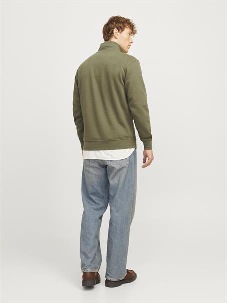 JORVESTERBRO SWEAT QUARTER ZIP HN NOOS kalamata