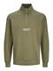 JORVESTERBRO SWEAT QUARTER ZIP HN NOOS kalamata