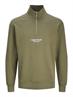 JORVESTERBRO SWEAT QUARTER ZIP HN NOOS kalamata