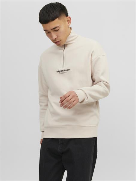 JORVESTERBRO SWEAT QUARTER ZIP HN NOOS moonbeam