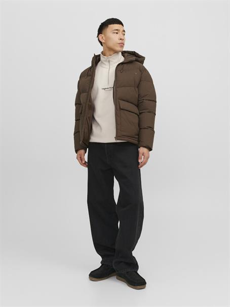 JORVESTERBRO SWEAT QUARTER ZIP HN NOOS moonbeam