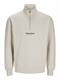 JORVESTERBRO SWEAT QUARTER ZIP HN NOOS moonbeam