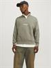 JORVESTERBRO SWEAT QUARTER ZIP HN NOOS silver sage