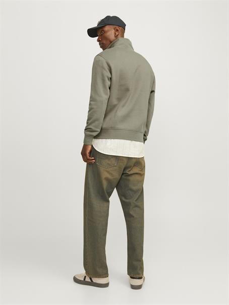 JORVESTERBRO SWEAT QUARTER ZIP HN NOOS silver sage
