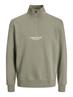 JORVESTERBRO SWEAT QUARTER ZIP HN NOOS silver sage